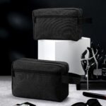 Paterr 16 Pcs Travel Toiletry Bag for Women Men Large Water Resistant Shaving Bag Hanging Cosmetic Bag with Handle and Divider Storage Travel Pouch Case (Black) - Image 5