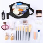 Paterr 16 Pcs Travel Toiletry Bag for Women Men Large Water Resistant Shaving Bag Hanging Cosmetic Bag with Handle and Divider Storage Travel Pouch Case (Black) - Image 6