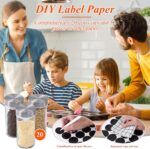 DOUBLE 2 C Revolving Spice Rack with 20 Jars, Rotating Spice Rack Organizer, Seasoning Organizer with Labels, Stainless Steel Spice Carousel for Kitchen Countertop, Cabinet - Image 5