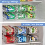 Can Organizer for Pantry Free Combination Can Dispenser, Clear Thickened 3-Tier Storage Rack for 36 Cans Suitable for Cabinet Pantry Fridge Countertop (3 * 3) - Image 5