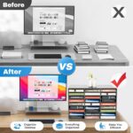 Literature Organizer 27 Slots Compartments Desktop File Sorter Mail Center Paper Storage Cabinet Home & Office Mailbox School Classroom Keepers - Image 9