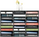 Literature Organizer 27 Slots Compartments Desktop File Sorter Mail Center Paper Storage Cabinet Home & Office Mailbox School Classroom Keepers - Image 12