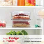Tafura Bacon Container For Refrigerator (2 Pack) Fridge Storage Organizer | Cheese & Deli Storage Container | Bacon Keeper | Cold Cuts Meat Saver | Cheese Holder, BPA Free - Image 6