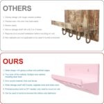 WINFFOR Key Holder Wall Mount - Decorative Key and Mail Holder with Shelf Acrylic Key Hooks for Home Entryway Wall Decor Key Hanger with Mounting Hardware (Lightpink) - Image 6