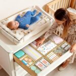 DIMJ Drawer Organizer Clothes Storage - 16 Pack Baby Dresser Organizer for Nursery, Foldable Drawer Dividers for Bedroom Closet Organization, Fabric Storage Bins for Socks, Underwears, Bras - Image 3