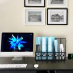 SUPEASY Desk Organizers Metal Desk Magazine File Holder with 16''x12''x12'' 5 Vertical Compartments Rack File Organizer for Office Desktop, Home Workspace, Black Plus - Image 3