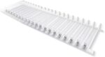 20-Pack Spring-Loaded Shelf Pusher System for Gondola Shelves – 4FT, 12in Deep, Fits 1–6 oz Products, Automatic Product Facing & Retail Display Pushers - Image 2