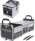 95L Car Trunk Organizer & Storage With 26L Ice Pack, Waterproof Foldable | Trunk Organizers for SUVs & Cars, Car Storage Organizer, Great Gift for Drivers (Gray-M004) - Image 2