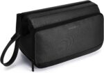 BAGSMART Toiletry Bag for Men, Wide Opening Dopp Kit Water Resistant Shaving Hygiene Organizer for Bathroom, Travel Essentials, Black - Image 2