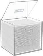 CLEAN SKIN CLUB Clear Acrylic Box for Clean Towels XL (NOT Included), Container For 50 Disposable Clean Towels XL, Face Towelettes Bathroom Counter Storage, Bin for Cleansing Facial Dry Wipes - Image 2