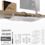 Cable Management net - Under Desk Wire Management - Flexible Under Desk Cable Management Tray White - Image 2