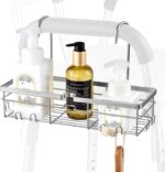 DELLAN Hanging Shower Caddy, Shower Rack with Hooks for Shower & Bath Chair, Bathroom Shower Basket for Elderly, Pregnant, Handicap, Patient - Image 2