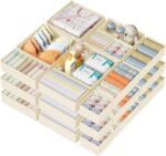 DIMJ Drawer Organizer Clothes Storage - 18 Pack Baby Dresser Organizer for Nursery, Foldable Closet Drawer Organizer Bins for Bedroom Organization, Fabric Storage Dividers for Socks, Underwears, Bras - Image 2