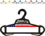 Rhino Tough Hook Heavy Duty Clothes Hangers – Made in USA, Military Grade Coat Hanger for Body Armor – 200-lb Capacity Suit Hangers – The Everyday for Everything, The Indestructible Hanger, 1 Black - Image 2