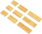 SpaceAid Bamboo Drawer Dividers Inserts, 3 Sizes, 9 Pack - Image 2