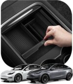 Spigen Center Console Organizer for Tesla Model Y (2021-2024) & Model 3 (2021-2023) [Not for Model Y Juniper 2025/26 and Model 3 Highland (2024/25)] - Image 2