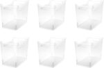 Sterilite Medium Shelf Bin with Handles, Plastic Storage Container for Organizing Shelving, Closet, Pantry, and Countertops, Clear, 6-Pack - Image 2