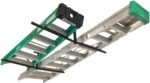 StoreYourBoard Adjustable Overhead Ladder Rack – Garage Organizer Ladder Shelf for Step & Extension Ladders - Storage Racks and Shelving for Garage Organization - Ceiling Mounted - Holds 150 lbs - Image 2