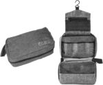 Travel toilet bag is used to store toiletries, with a large capacity storage hanging toilet bag (Gray) - Image 2