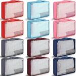Tudomro 12 Pcs Large Packing Cubes Luggage Organizers for Suitcase Mesh Travel Organizer Bags Travel Packing Organizers for Traveling Camping Hiking - Image 2