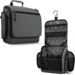VENTURE 4TH Hanging Travel Toiletry Bag for Women & Men – Large Toiletry Organizer with 18 Compartments, Removable TSA Pouch, Travel Wash Bag for Toiletries, Makeup & Shaving Kit (Shadow Gray) - Image 2