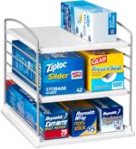 YouCopia UpSpace Adjustable Box Organizer for Foil Wrap and Kitchen Cabinet Storage, Original, White - Image 2