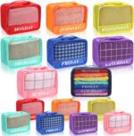 15 Pcs Days of Week Packing Cubes Weekly organizer with Storage Bag School Clothes for Kids Summer Camp Family(Rainbow) - Image 2