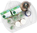 FIRJOY Lazy Susan Turntable for Refrigerator, Square Turntable Organizer for Fridge Cabinet, Pantry, Countertop | 16.5" x 11.1" (Rectangle 1 Pack - Clear) - Image 7