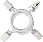 40 Pack White Curtain Rings with Clips, Curtain Hooks Hangers Clip Rings for Hanging Drapes Bows Hat, Drapery Rings 1.26 in I D, Fits up to 1 in Diameter Curtain Rod. - Image 9