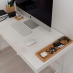 Bamboo Vanity Tray, 6-Piece Bathroom Countertop Vanity Tray Set, Makeup Kitchen Desk Organizer and Storage - Holds Small Items - Image 4