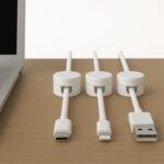 3PCS Cord Holder for Nightstand, Computer Cord Organizer for Desk, Appliance Cord Organizer, Stick-On Cable Clip for Charger, Laptop, USB, Headphones, Wire Management Set - Image 3
