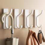 pickpiff Adhesive Wall Coat Hooks - Heavy Duty Stick-On Door Hanger, Metal Hook for Hanging Towel,Purse, Robe, Backpack, Jacket, Clothes - for Bathroom,Dorm, Closet, Kitchen - White, 4 Pack - Image 4