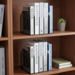 2 Pcs Vertical File Organizer for Desk - Metal Mesh Holder with 5 Compartments, File Folder Rack & Document Storage Stand - 9.3" x 8.5" x 7.9" - Image 6