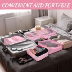 Silkfly 12 Pcs Packing Cubes for Suitcase Travel Luggage Bags Bulk Mesh Organizer Set for Hiking Camping Backpacking Clothes Accessories (Pink,XL, L, M Size) - Image 6