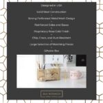 BLU MONACO | Gold Desk Organizer Set with Drawer | Metal Mesh Desk Accessories for Women | Stylish Desktop Organizer for Office Storage, Supplies & Small Stationery - Image 4