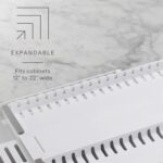 YouCopia StoreMore Expandable Cookware Rack with Tall Steel Wires, 12.5"-22" Wide Adjustable Pan Organizer for Kitchen Cabinet Storage, Classic Edition - Image 3