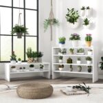 Tangkula 6-Tier Stackble Shoe Rack for Closet, Space Saving Wooden Corner Shoe Storage Shelf for 18 Pairs, 3-in-1 Adjustable White Shoe Organizer for Front Door Entryway - Image 5