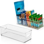 ClearSpace Plastic Pantry Organization and Food Storage Bin – Great Kitchen Storage – Fridge Organizer Bins – 4 Pack - Image 3