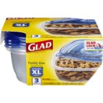 Glad Food Storage Containers, Family Size, 104 Ounce, 3 Count - Image 8