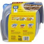 Glad Food Storage Containers, Family Size, 104 Ounce, 3 Count - Image 10
