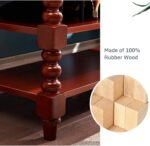 Shoe Storage Bench with Cushion, Entry Bench with Storage Solid Wood Shoe Bench Ideal for Entryway Living Room and Corridor (Walnut 39.4'') - Image 8