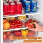 Criusia Drawer Organizer, 10 Pack Large Clear Plastic Set, 3 Size Versatile Bathroom and Vanity Organizer Trays, Storage Bins for Makeup, Bedroom, Kitchen Utensils - Image 8