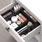 Simple Houseware Interlocking Desk Drawer Bins Organizer, 10 Packs, Black - Image 4
