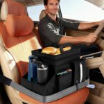 LUVHOMEE Car Organizers and Storage for Backseat & Front Seat - Collapsible Car Caddy w/Headrest Strap, Leakproof Cooler, Lid & Cup Holders | Fits Passenger Seat, Easy-Access Travel Snacks & Drinks - Image 3