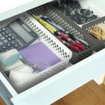 Glad Plastic Storage Basket Set - Multipurpose Drawer Trays, Kitchen Pantry Containers, and Bathroom Bins - 6 Pack Medium Organizers, White - Image 3