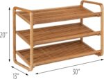 Honey-Can-Do SHO-01599 Bamboo 3-Tier Shoe Shelf - Image 4
