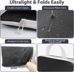 8 Set Compression Packing Cubes Travel, Ultralight Expandable 60% Space Saving Packing Cubes for Travel Compression,Packing Compression Organizing Accessories for Women/Men (Black) - Image 3