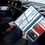 TOURSUIT Car Registration and Insurance Card Holder, Vehicle License Document Glove Box Compartment Organizer, Essential Car Wallet Case for Driver Auto Owners (Carbon Blue) - Image 7