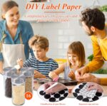 DOUBLE 2 C Revolving Countertop Spice Rack Stainless Steel Seasoning Storage Organization,Spice Carousel Tower for Kitchen Set of 16 Jars (16Jars) - Image 5