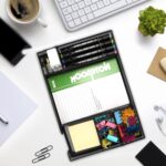 Desk Drawer Organizer Tray with Adjustable Compartments, 6 Grid Metal Mesh Drawer, Multi-use Desk Organizer Storage Box Set for Office,Home,School Supplies, 12.6X9X1.9 inch - Image 4